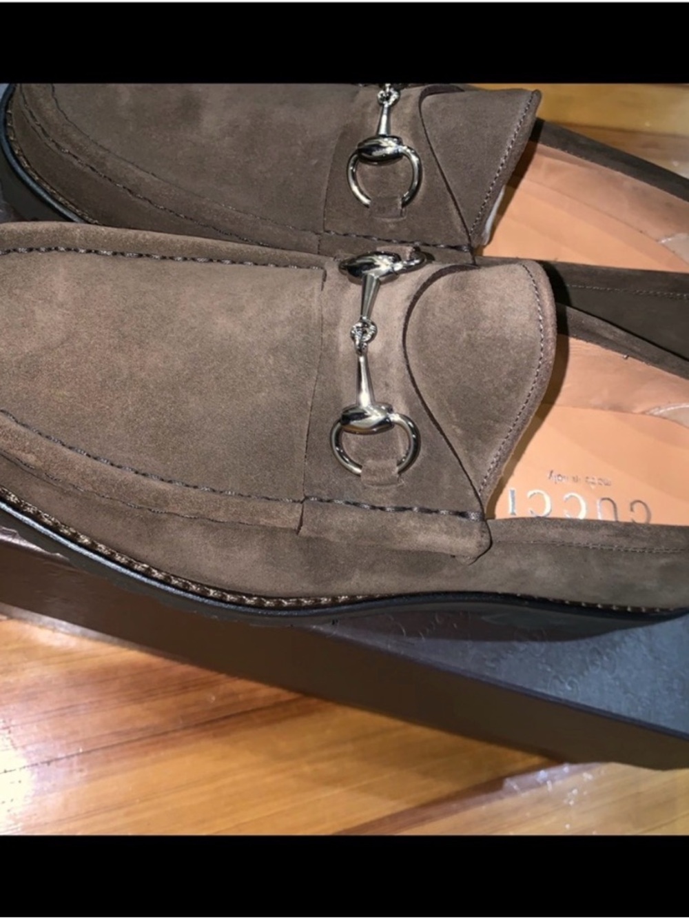 Gucci Jasper Suede Loafers - Picture 2 of 14